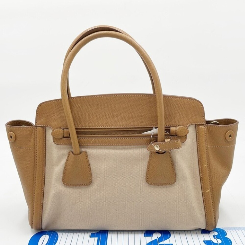 PRADA Brown Leather Shoulder Bag - Picture 2 of 10